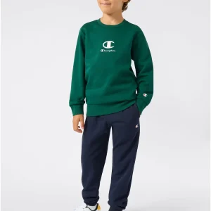 TUTA LOGO CHAMPION DA BAMBINO VERDE