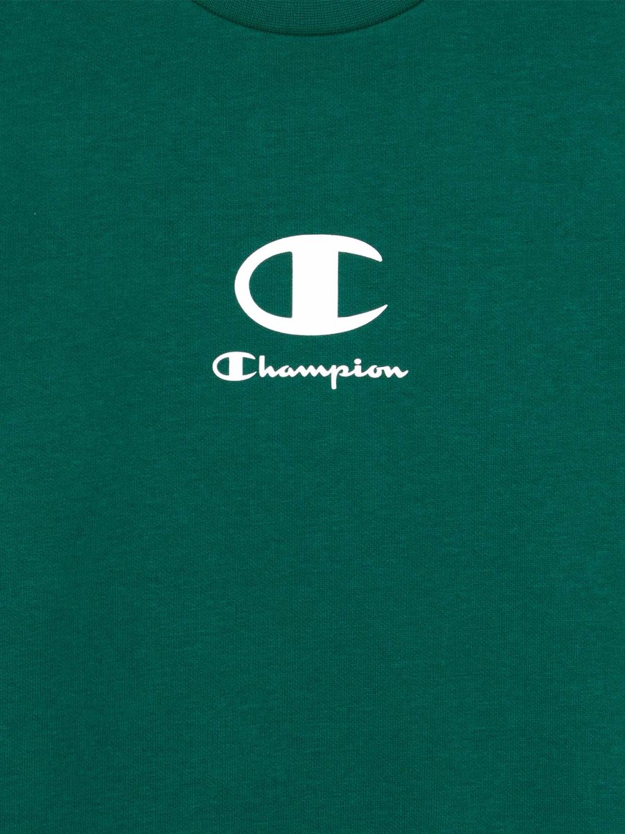 TUTA LOGO CHAMPION DA BAMBINO VERDE - immagine 6