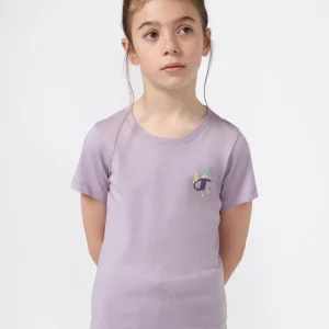 T-SHIRT CHAMPION DA BAMBINA LILLA