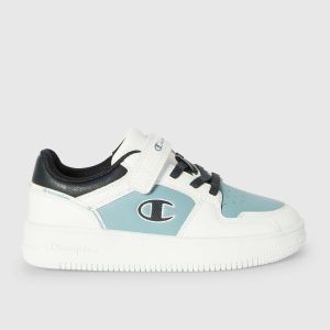SNEAKERS RD18 2.0 LOW CHAMPION BAMBINO BIANCO-BLU