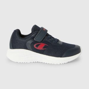 SNEAKERS CON STRAP SYPHON CHAMPION BAMBINO NERO