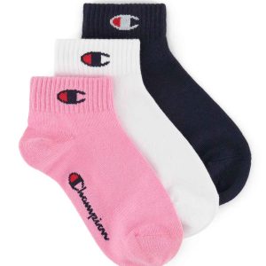 CHAMPION CALZE 3 PZ MODELLO SOPRA ALLA CAVIGLIA ASSORTITO