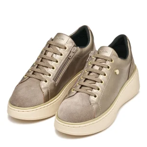 SNEAKERS SUNNETTY GEOX DA DONNA PLATINO