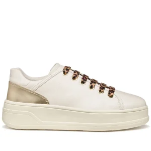 SNEAKERS SPHERICA ECUB 2 GEOX DA DONNA BIANCO ORO