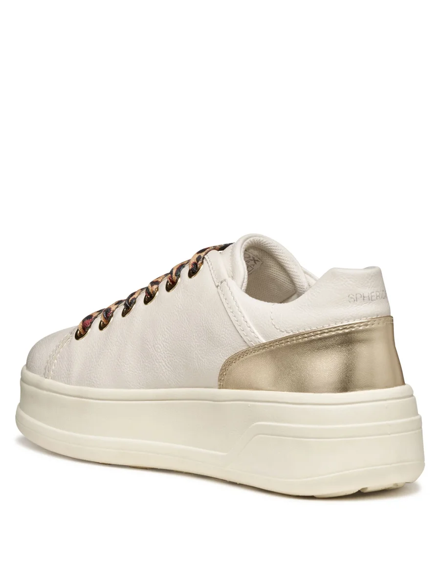 SNEAKERS SPHERICA ECUB 2 GEOX DA DONNA BIANCO ORO - immagine 4