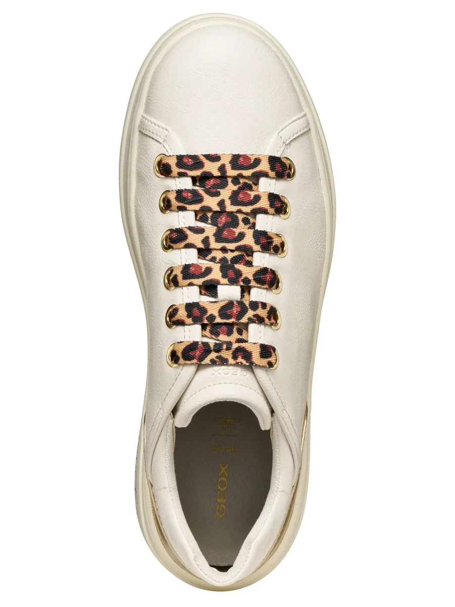 SNEAKERS SPHERICA ECUB 2 GEOX DA DONNA BIANCO ORO - immagine 5