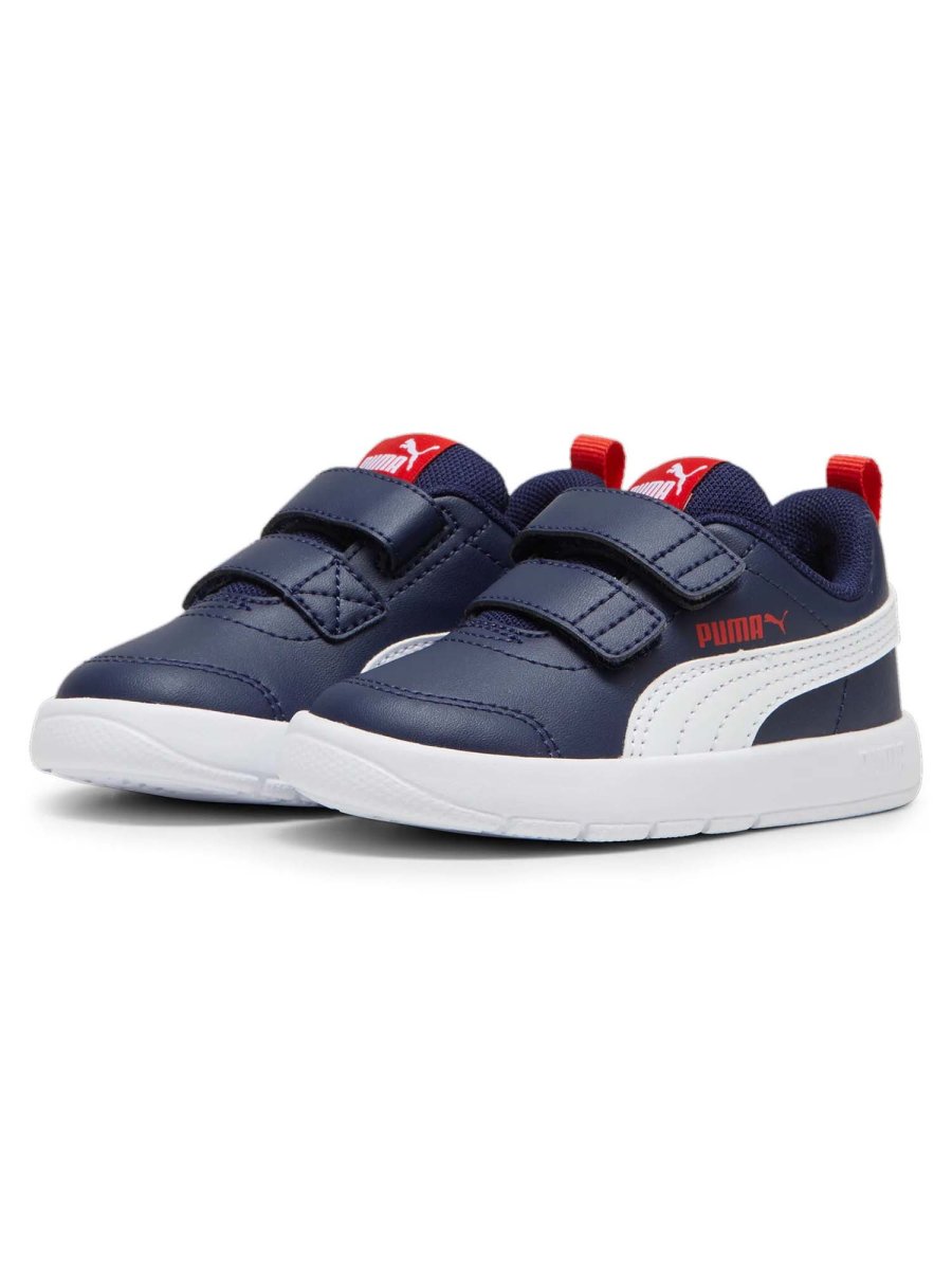 SNEAKERS CON STRAP COURTFLEX V3 PUMA BAMBINO BLU - immagine 3