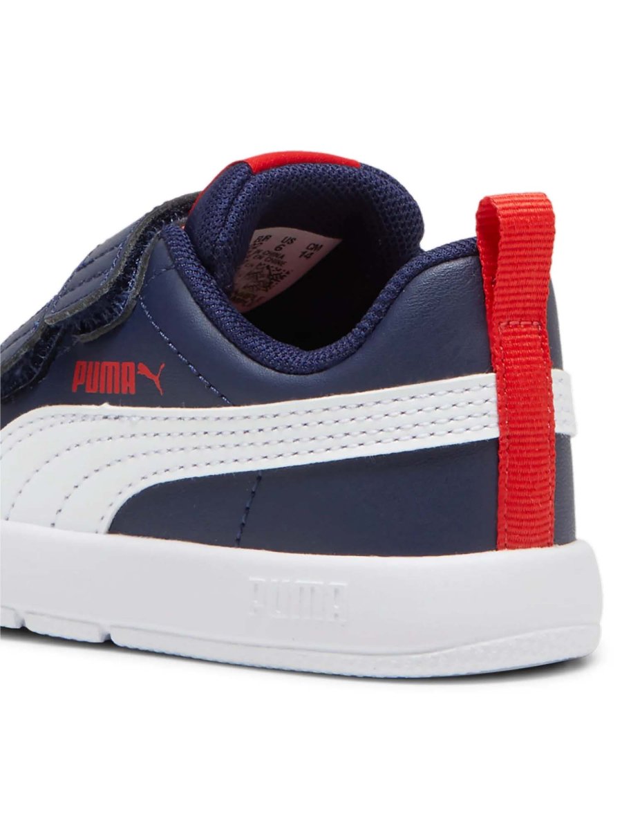 SNEAKERS CON STRAP COURTFLEX V3 PUMA BAMBINO BLU - immagine 5