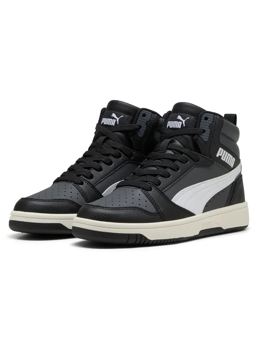 SNEAKERS REBOUND V6 MID PUMA DA RAGAZZI NERO - immagine 3