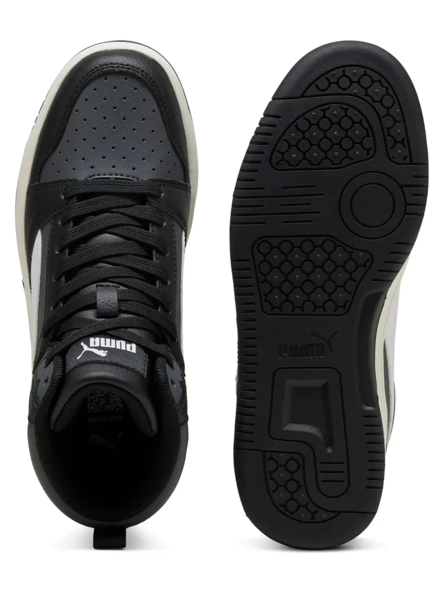 SNEAKERS REBOUND V6 MID PUMA DA RAGAZZI NERO - immagine 6