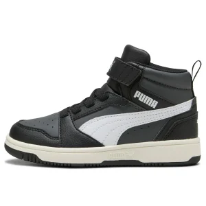 SNEAKERS REBOUND V6 MID PUMA DA BAMBINI NERO
