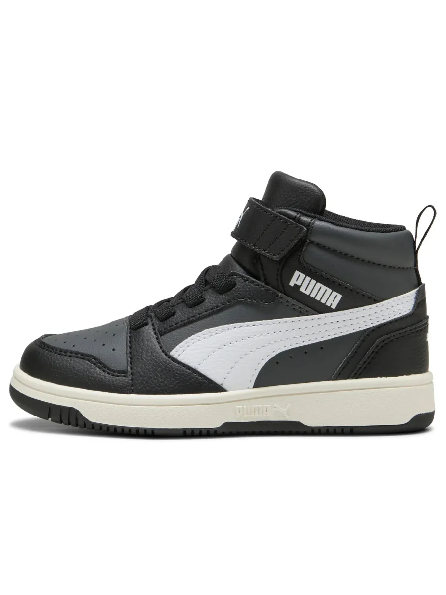 SNEAKERS REBOUND V6 MID PUMA DA BAMBINI NERO