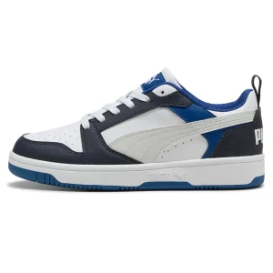 SNEAKERS BASSE REBOUND V6 PUMA DA RAGAZZI BIANCO BLU