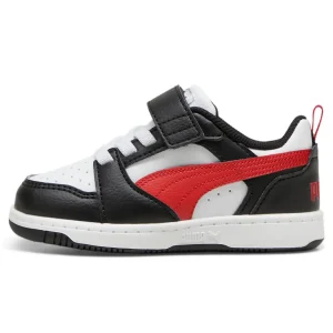SNEAKERS REBOUND V6 LOW PUMA DA BIMBO BIANCO ROSSO