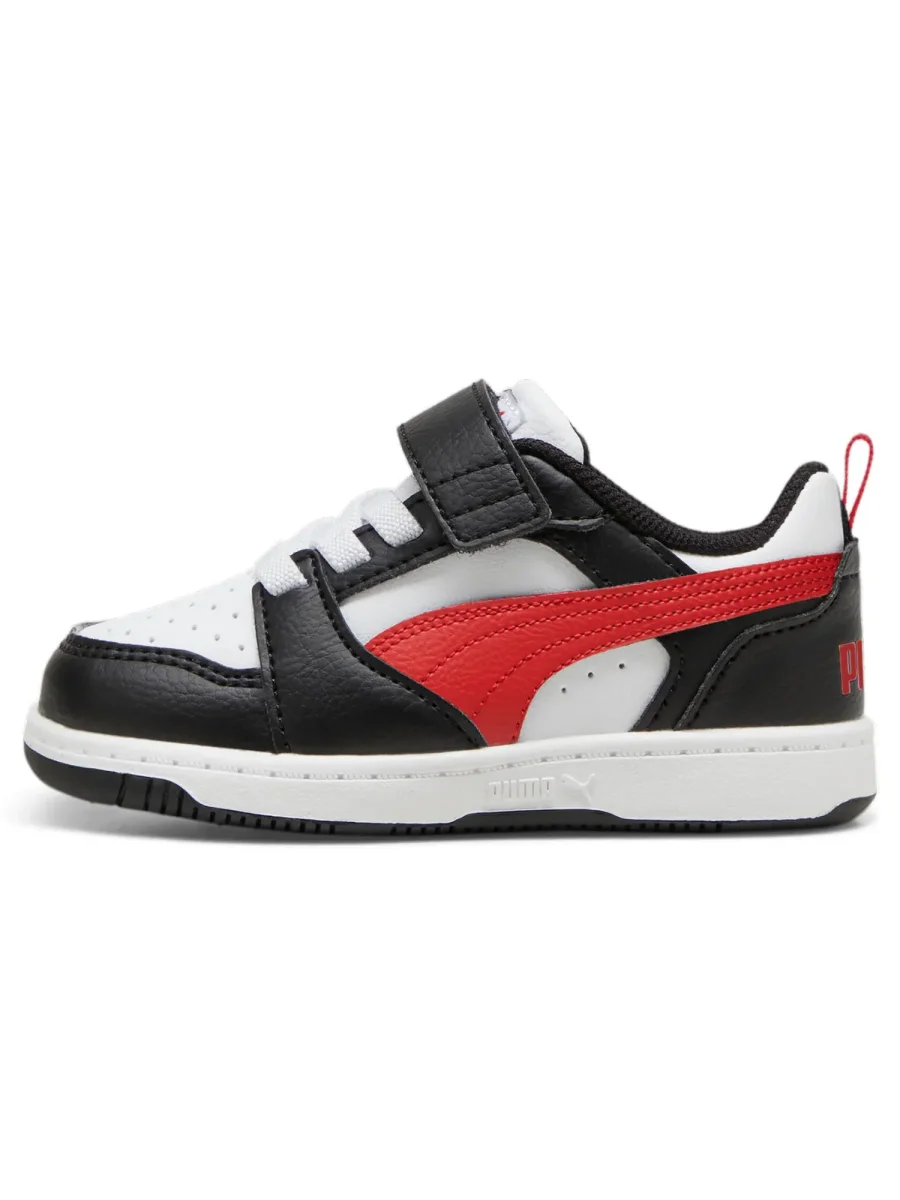 SNEAKERS REBOUND V6 LOW PUMA DA BIMBO BIANCO ROSSO - immagine 2