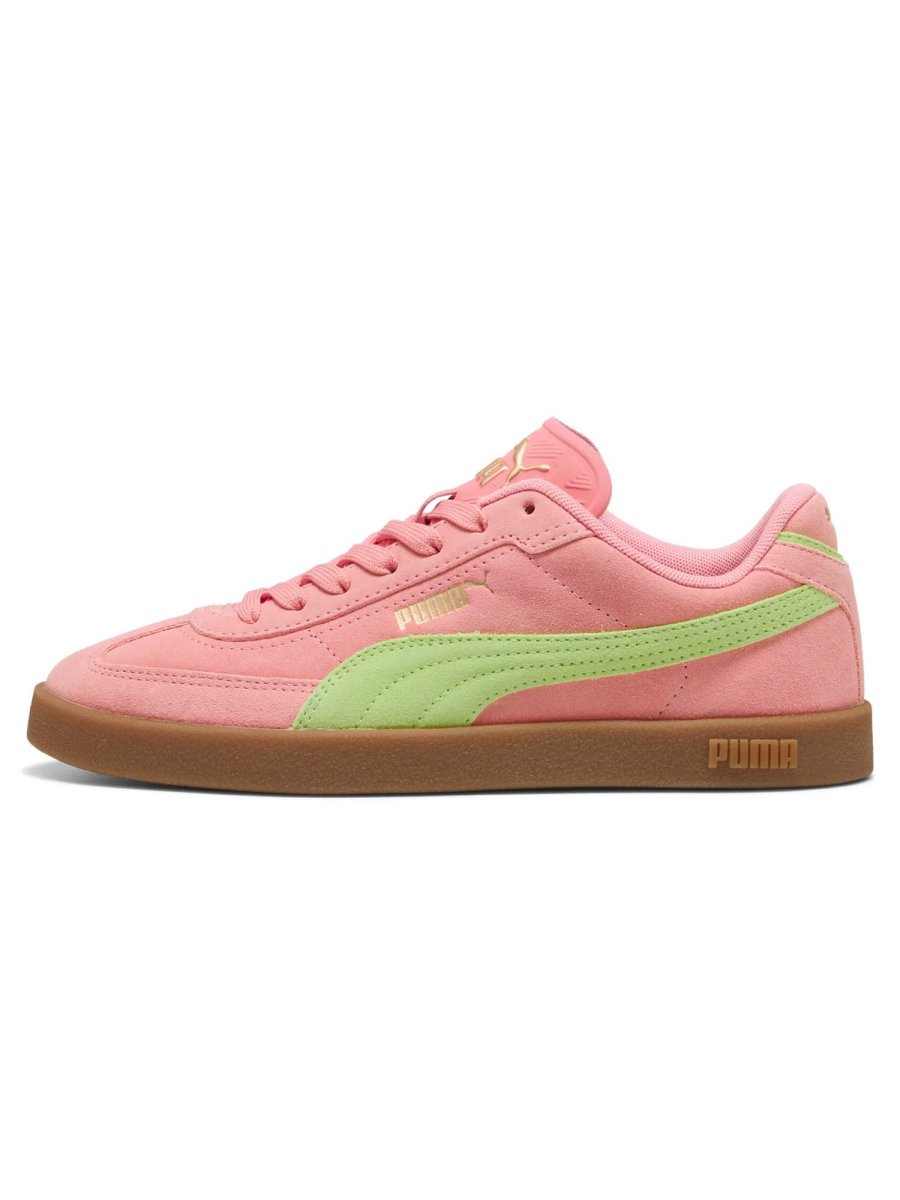 SNEAKERS CLUB II ERA SUEDE PUMA DA DONNA ROSA LIME - immagine 2