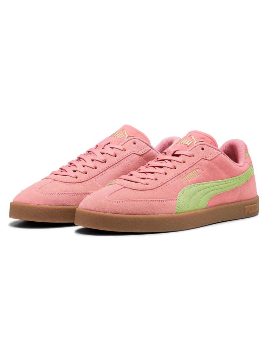 SNEAKERS CLUB II ERA SUEDE PUMA DA DONNA ROSA LIME - immagine 3