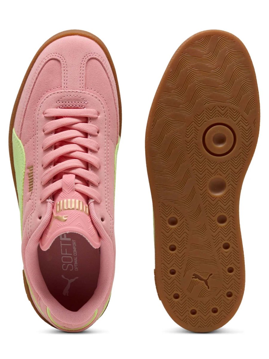 SNEAKERS CLUB II ERA SUEDE PUMA DA DONNA ROSA LIME - immagine 6