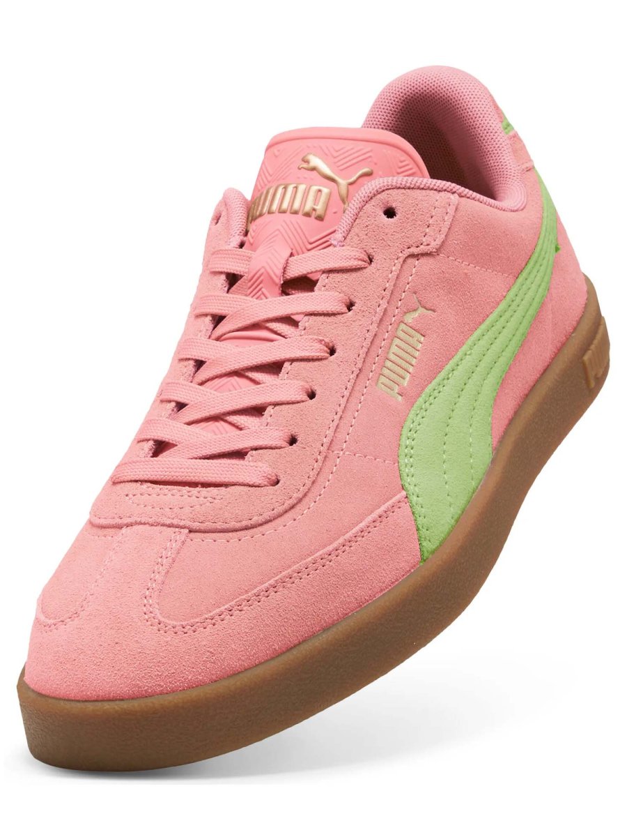 SNEAKERS CLUB II ERA SUEDE PUMA DA DONNA ROSA LIME - immagine 7