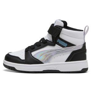 SNEAKERS ALTA REBOUND V6 MID PUMA DA BAMBINA NERO VIOLA