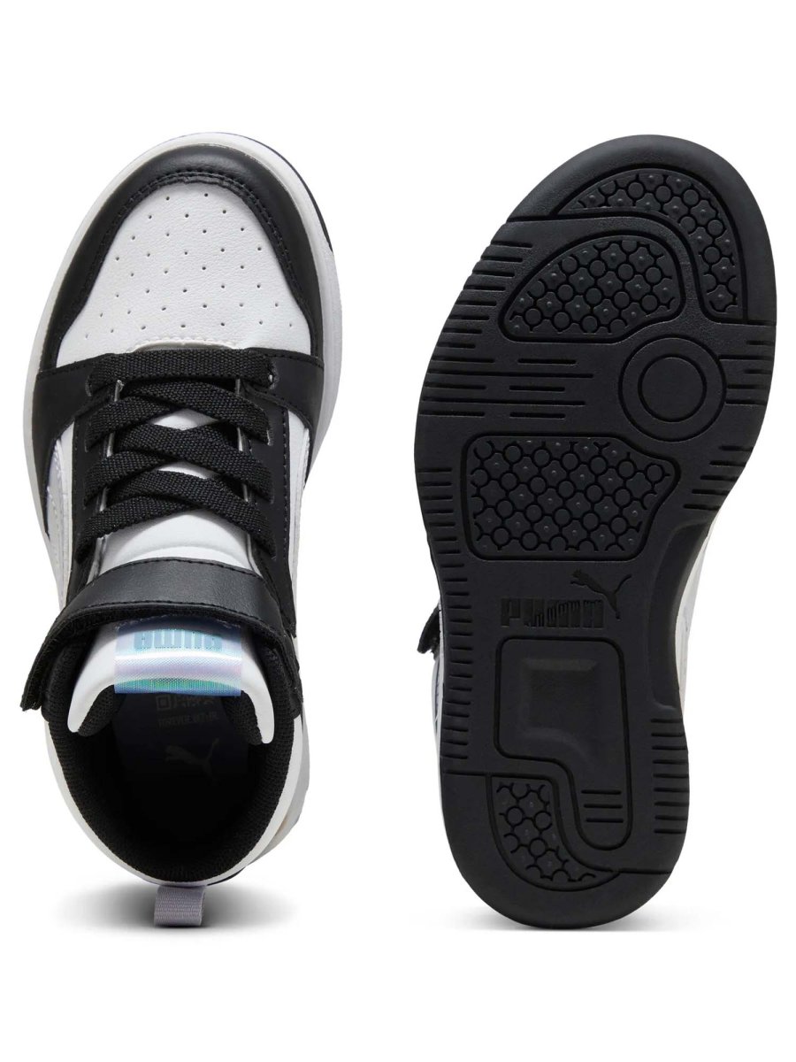 SNEAKERS ALTA REBOUND V6 MID PUMA DA BAMBINA NERO VIOLA - immagine 6