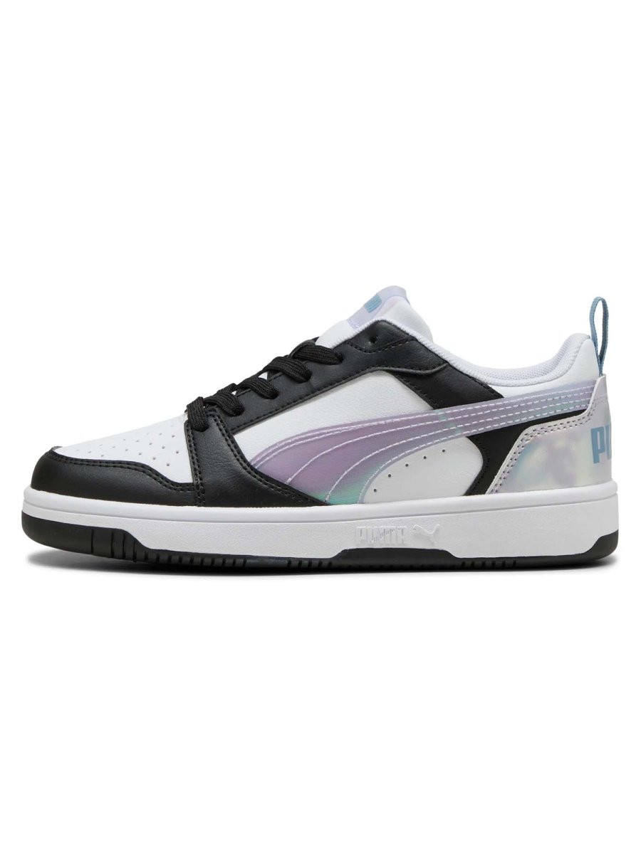 SNEAKERS REBOUND V6 LOW SPACE BELLE PUMA DA RAGAZZA NERO VIOLA - immagine 2