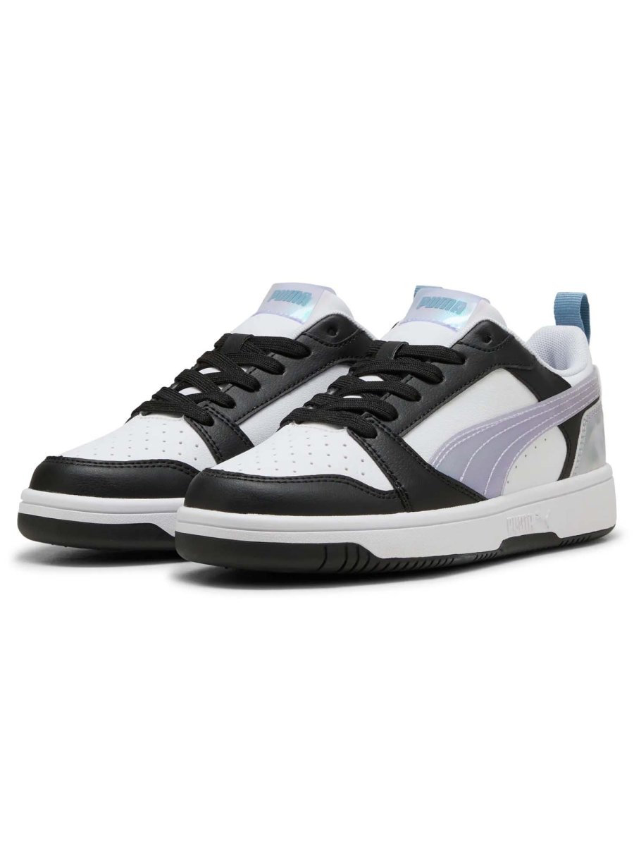 SNEAKERS REBOUND V6 LOW SPACE BELLE PUMA DA RAGAZZA NERO VIOLA - immagine 3