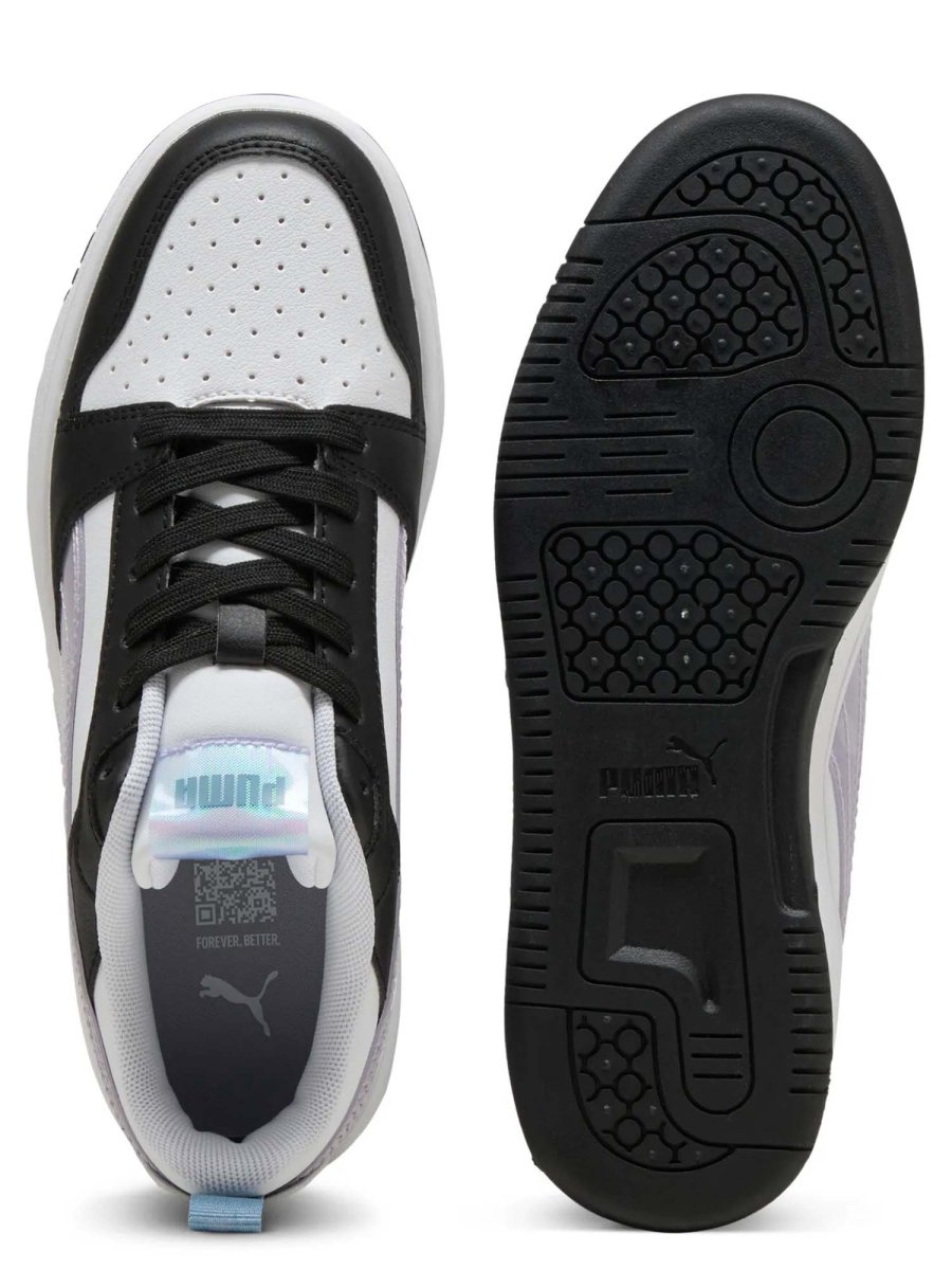 SNEAKERS REBOUND V6 LOW SPACE BELLE PUMA DA RAGAZZA NERO VIOLA - immagine 6