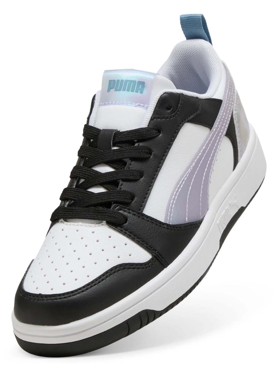 SNEAKERS REBOUND V6 LOW SPACE BELLE PUMA DA RAGAZZA NERO VIOLA - immagine 7