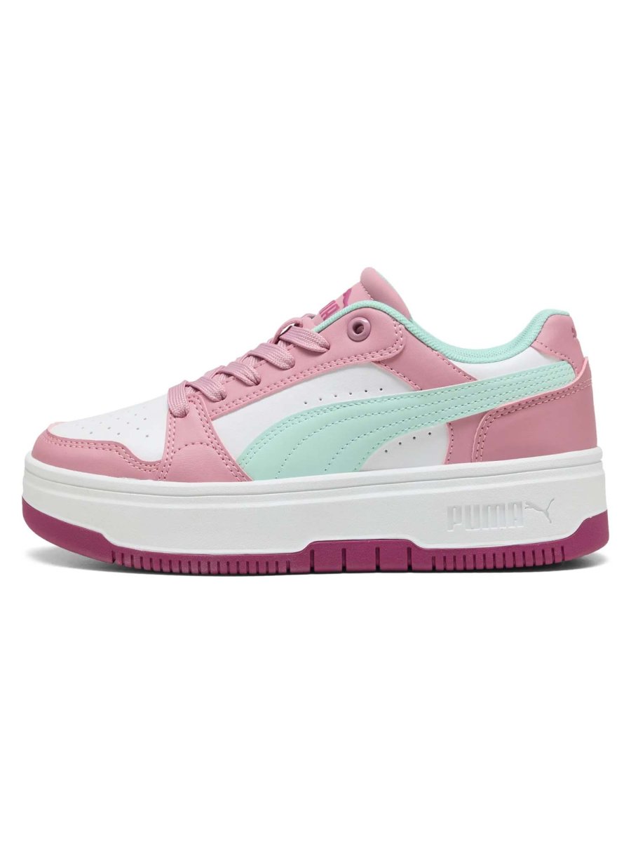 SNEAKERS REBOUND FEMME PUMA DA BAMBINA BIANCO ROSA