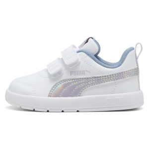 SNEAKERS COURTFLEX V3 PUMA BIANCO ARGENTO