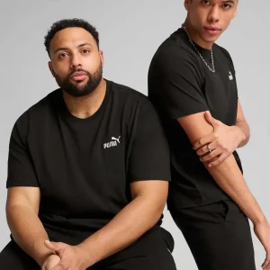 T-SHIRT ESSENTIAL SMALL LOGO PUMA DA UOMO NERO