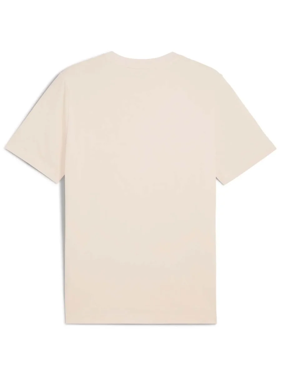 T-SHIRT GIROCOLLO PUMA DA UOMO BEIGE - immagine 3