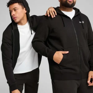 FELPA FULL ZIP PUMA DA UOMO NERO