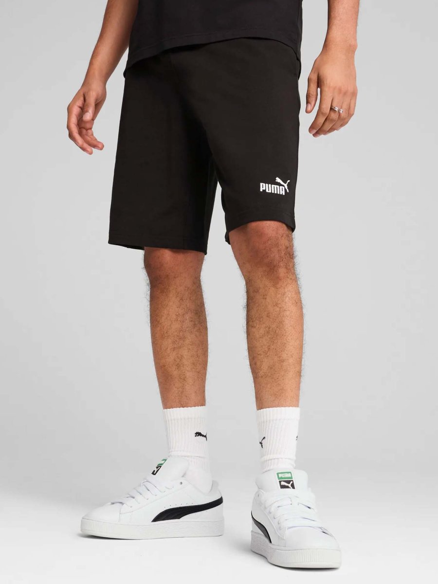 Shorts Essentials No. 1 Logo Jersey da uomo in nero