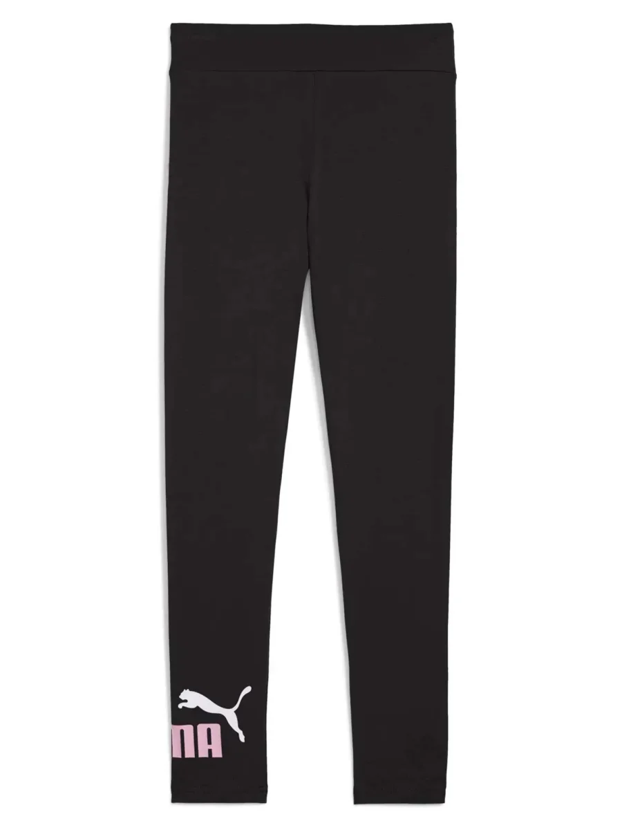 LEGGINGS LOGO ESSENTIAL PUMA DA RAGAZZA NERO