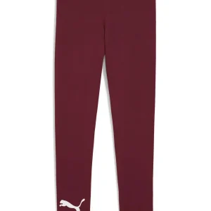 LEGGINGS LOGO ESSENTIAL PUMA DA RAGAZZA BORDEAUX