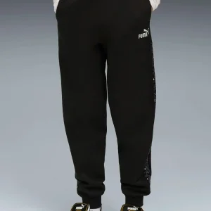 PANTALONE SPORTIVO VITA ALTA PUMA DA BAMBINA NERO