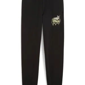 PANTALONE SPORTIVO CON TASCHE PUMA DA BAMBINO NERO