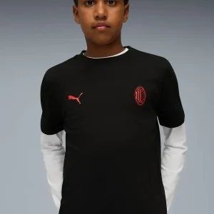 T-SHIRT ESSENTIAL AC MILAN PUMA RAGAZZO NERO