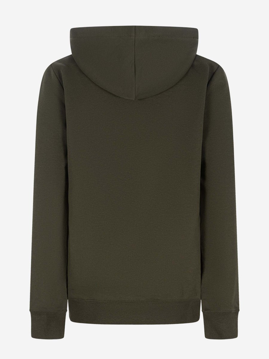 FELPA FULL ZIP BTS PUMA DA BAMBINO OLIVA - immagine 3