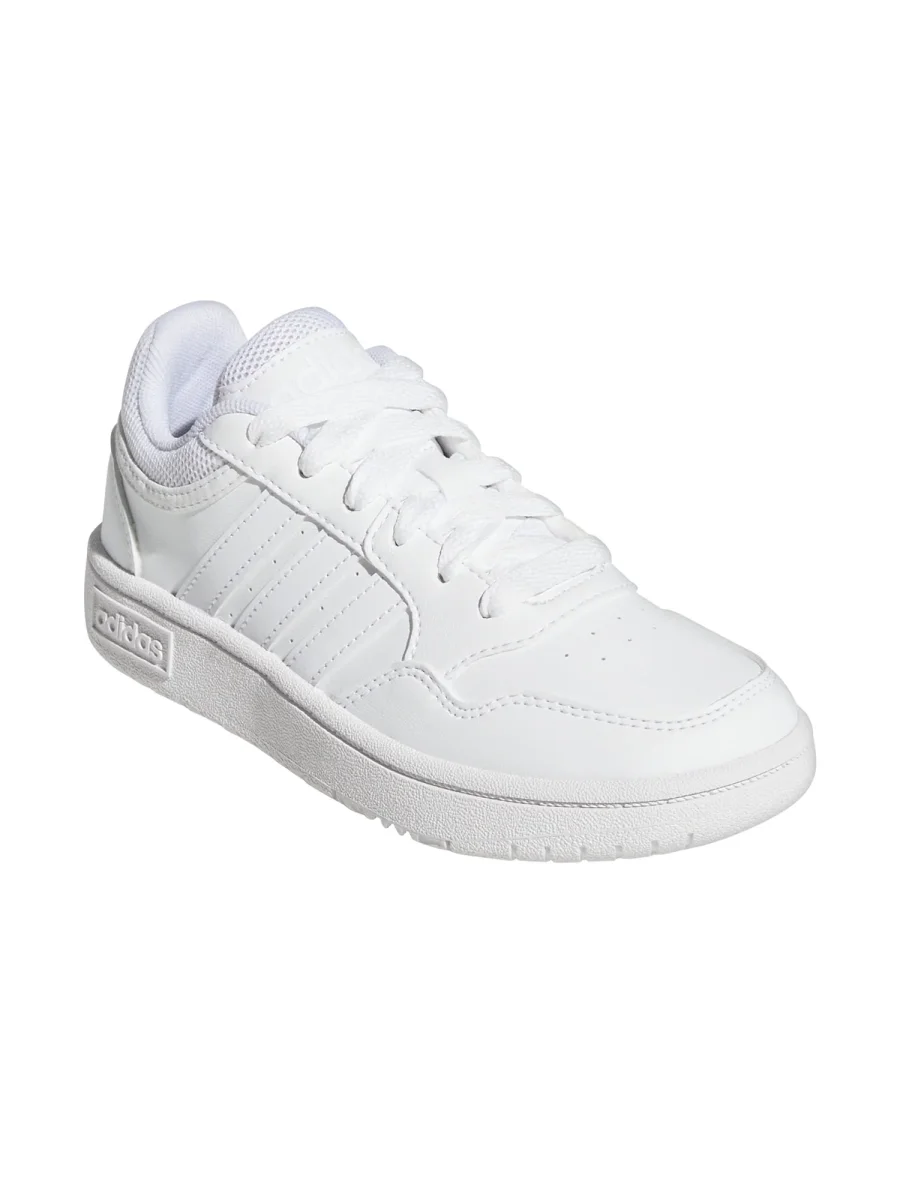 SNEAKERS HOOPS 3.0 ADIDAS JUNIOR UNISEX BIANCO - immagine 3
