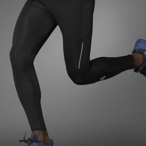 LEGGINGS OWN THE RUN ADIDAS UOMO NERO