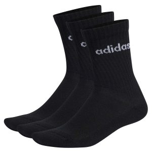 CALZE SET 3 PAIA NERO ADIDAS UNISEX