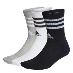 CALZE 3-STRIPES CUSHIONED 3 PAIA ADIDAS UNISEX ASSORTITO