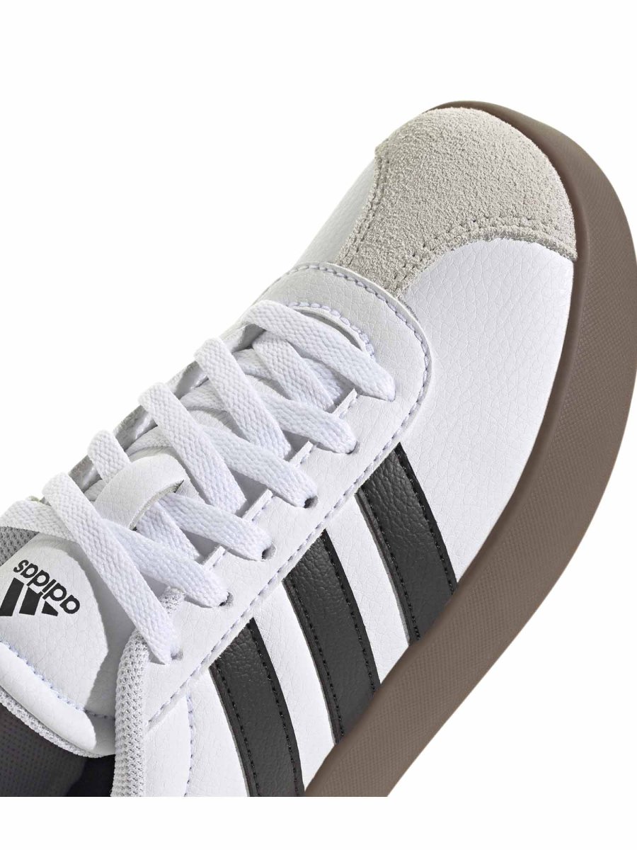 SNEAKERS VL COURT 3.0 ADIDAS JUNIOR UNISEX BIANCO NERO - immagine 5