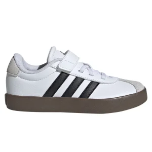 SNEAKER BIANCA-MARRONE ADIDAS VL COURT 3.0 JUNIOR UNISEX