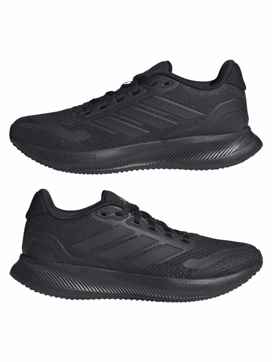 SCARPA RUNNING NERA ADIDAS RUNFALCON 5 DA RAGAZZO - immagine 3