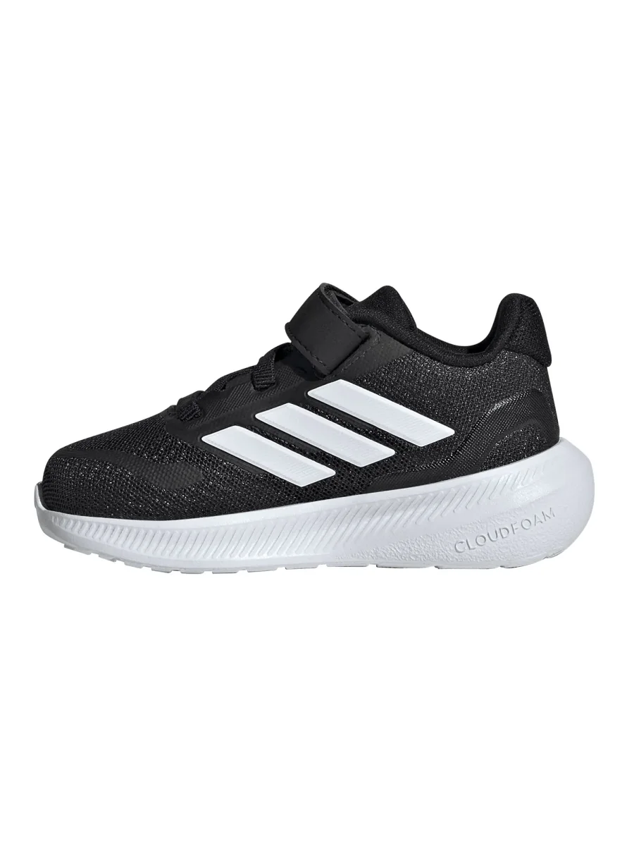 SCARPA RUNNING NERA ADIDAS RUNFALCON 5 EL I JUNIOR UNISEX - immagine 4