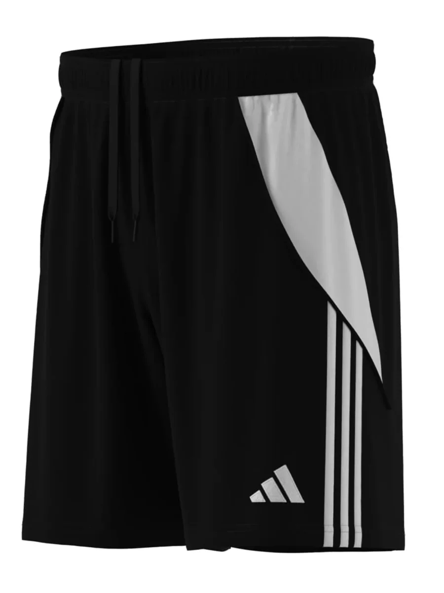 SHORT CALCIO TIRO 24 ADIDAS DA UOMO NERO - immagine 3
